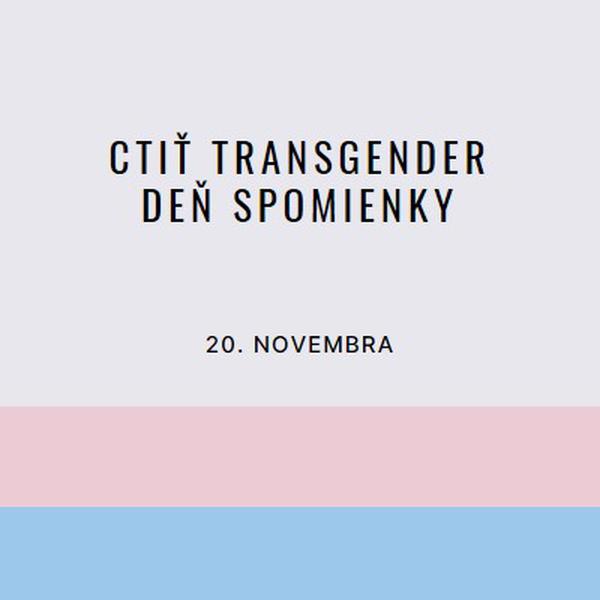 Trans životy záležitosť gray modern-simple