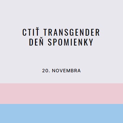 Trans životy záležitosť gray modern-simple