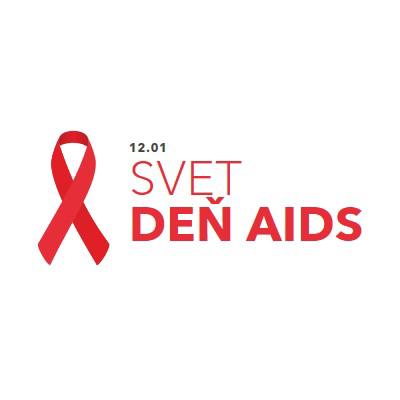 Svetový deň AIDS white modern-simple