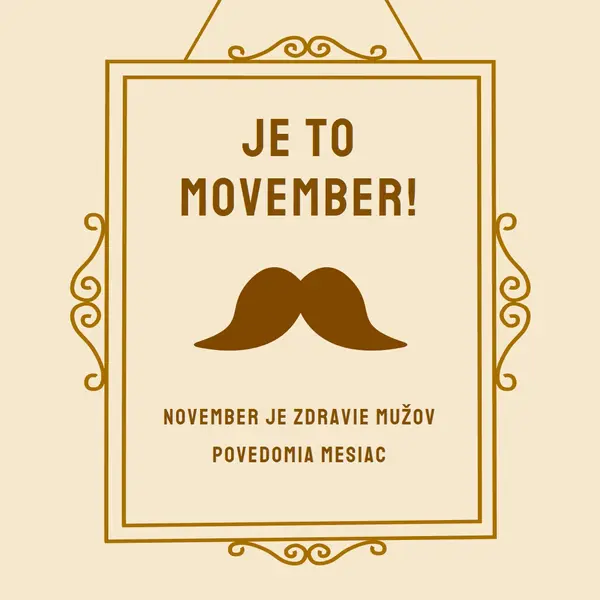 Fúzy za november brown vintage-retro