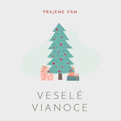 Prajeme vám veselé Vianoce pink whimsical-color-block