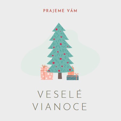 Prajeme vám veselé Vianoce pink whimsical-color-block