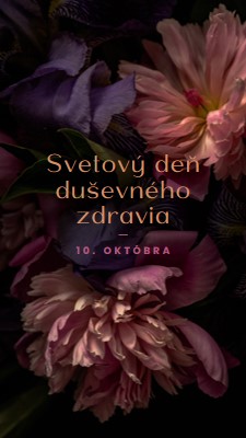 Ochrana duševného zdravia purple modern-simple