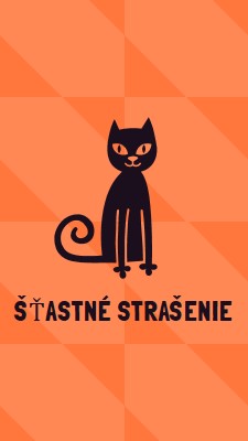 Šťastné strašenie orange whimsical-color-block