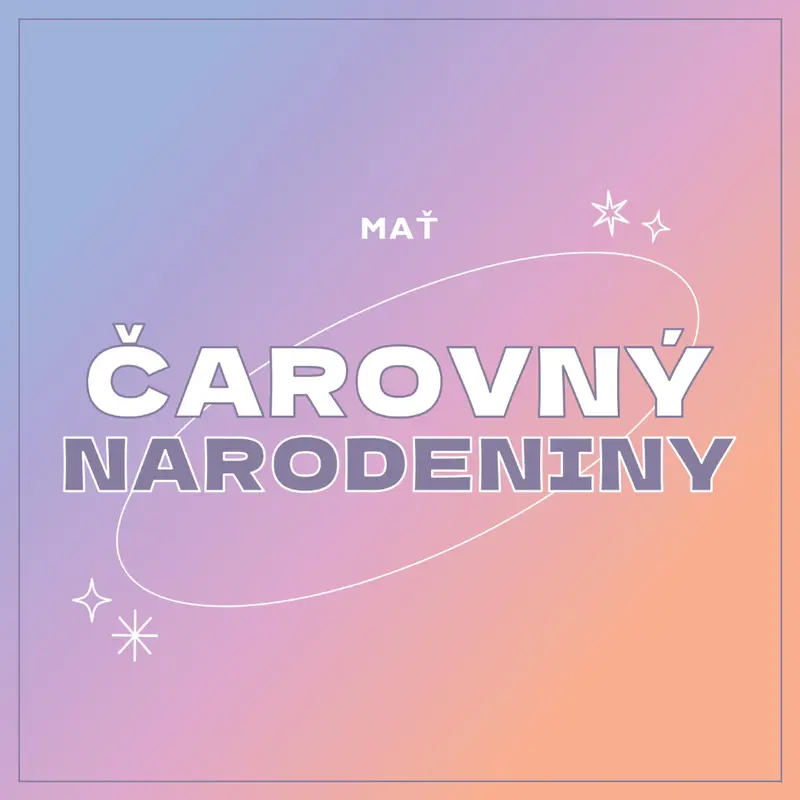 Magické narodeniny purple magical,modern,gradient