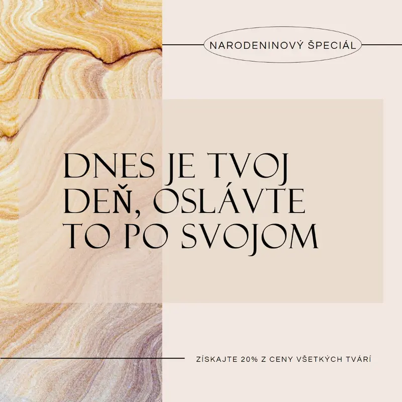 Narodeninová pochúťka pre vás brown modern,elegant,clean