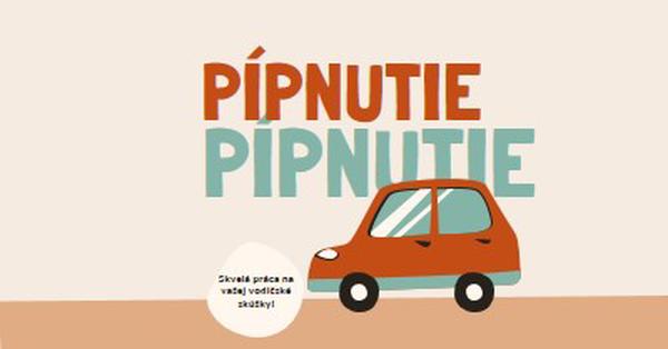 Pípnutie! orange whimsical-color-block