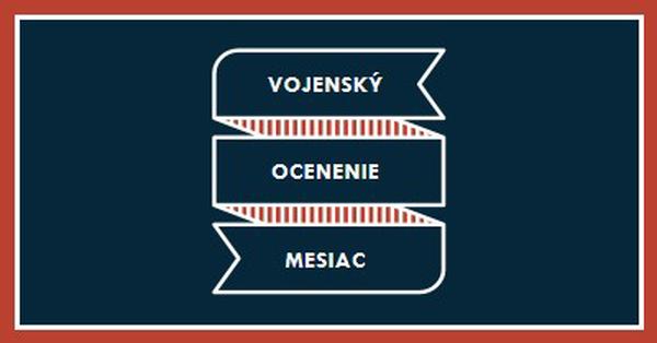 Oslavuje vojenské ocenenie mesiac blue modern-simple