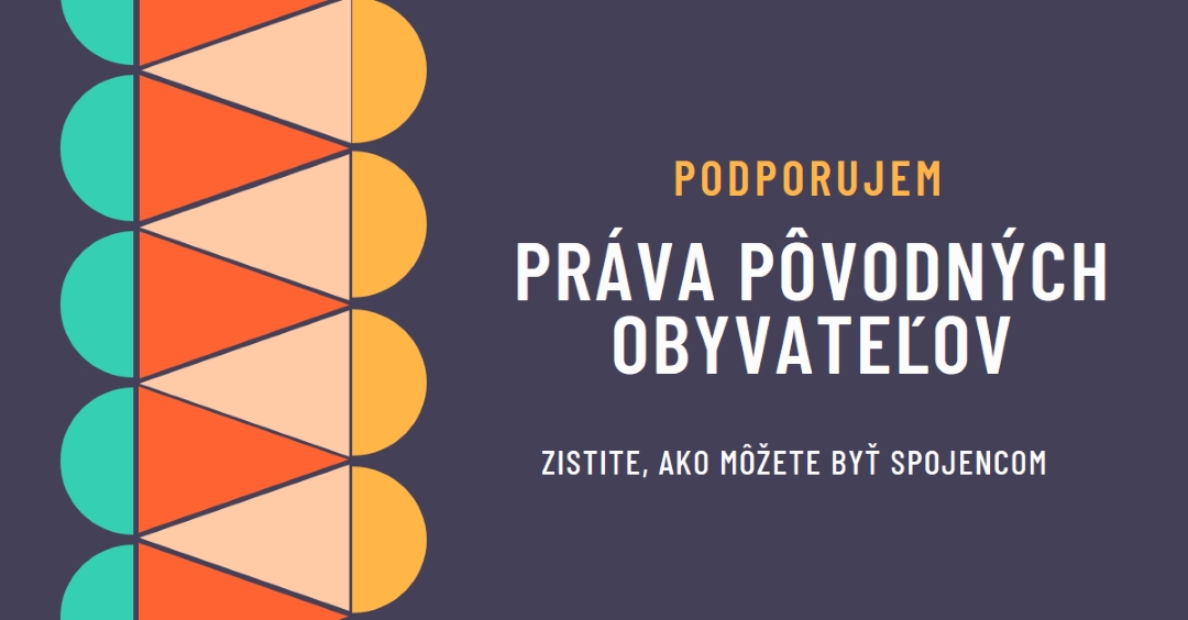 Podpora práv pôvodných obyvateľov blue modern-color-block