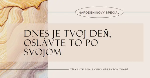 Narodeninová pochúťka pre vás brown modern,elegant,clean