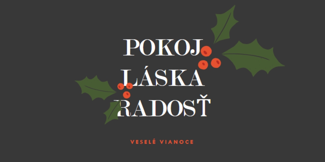 Pokoj, láska, radosť gray modern-simple