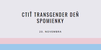 Trans životy záležitosť gray modern-simple