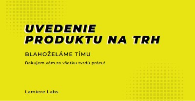 Blahoželáme tímu yellow modern-simple