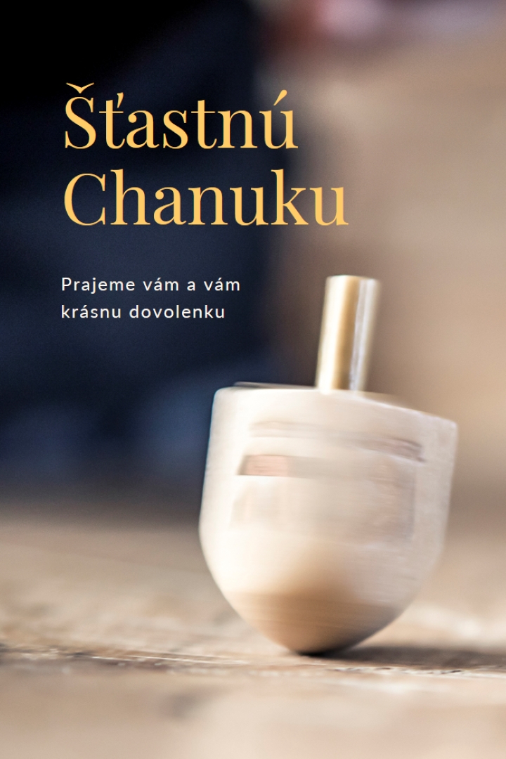 Krása Chanuky yellow modern-simple