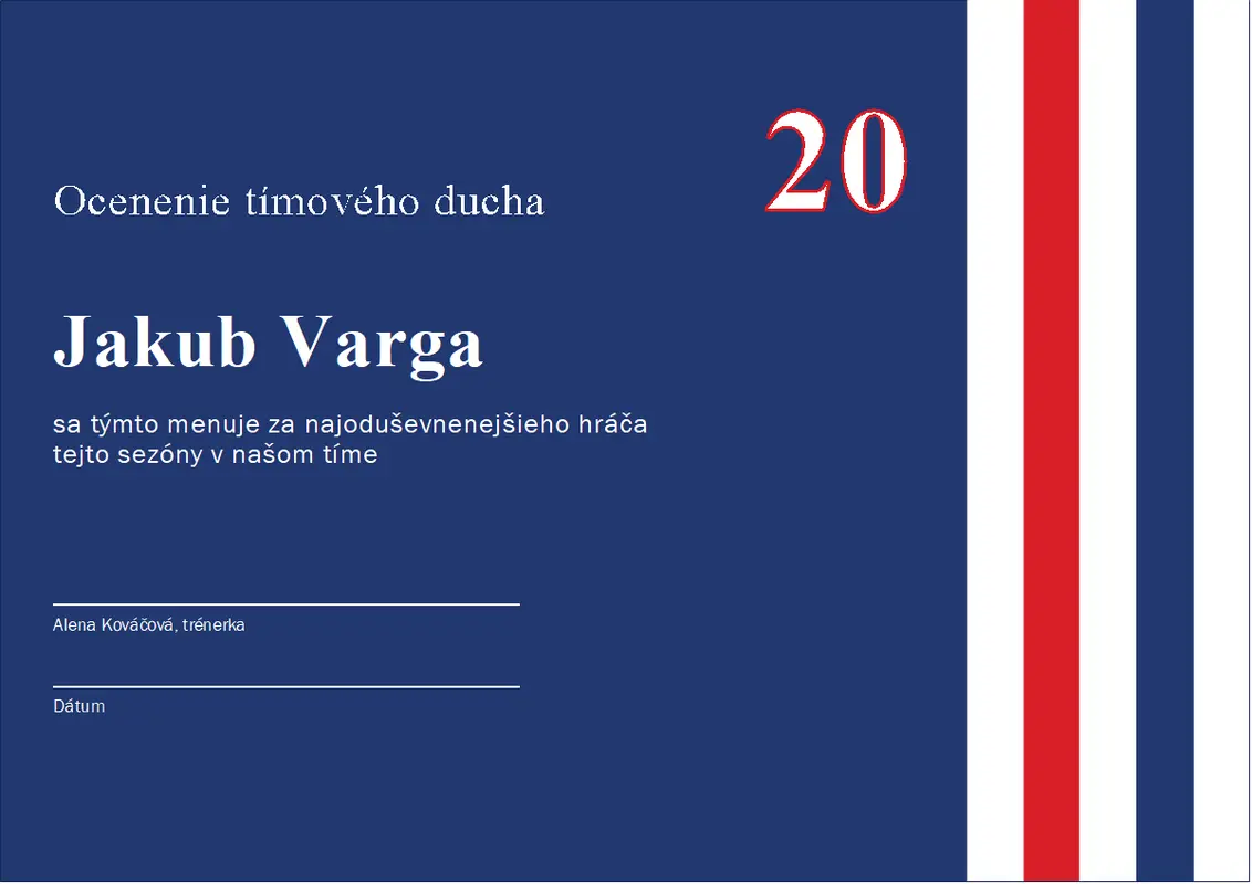 Ocenenie tímového ducha modern-color-block