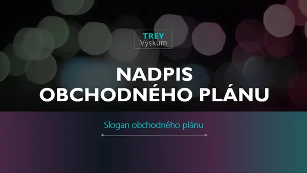 Futuristický obchodný plán