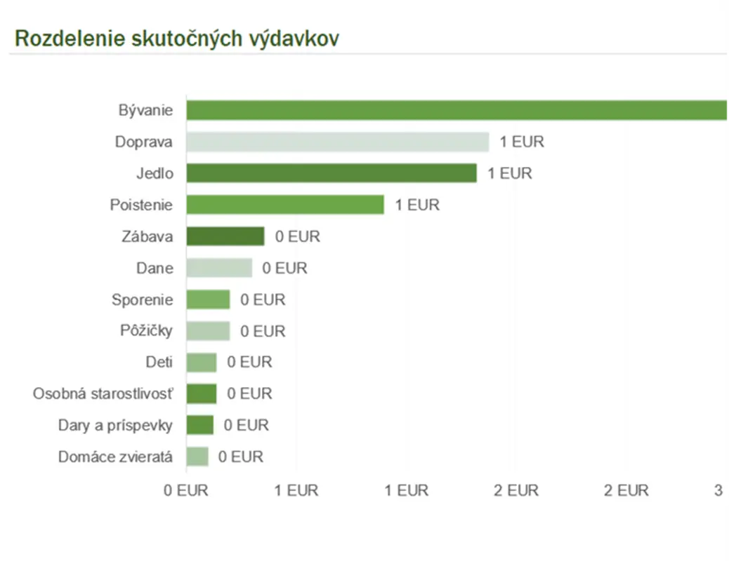 Mesačný rozpočet pre domácnosť