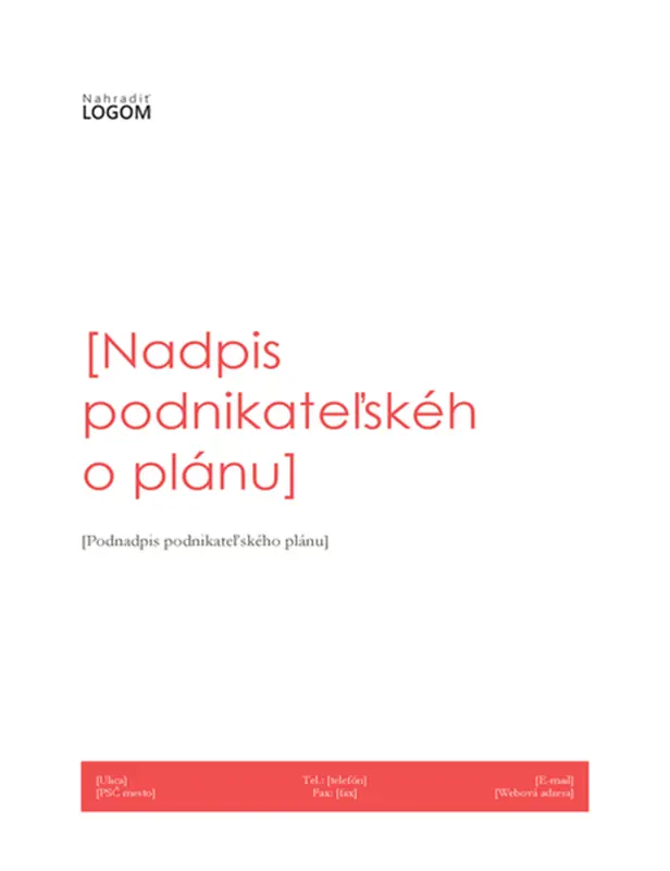 Podnikateľský plán