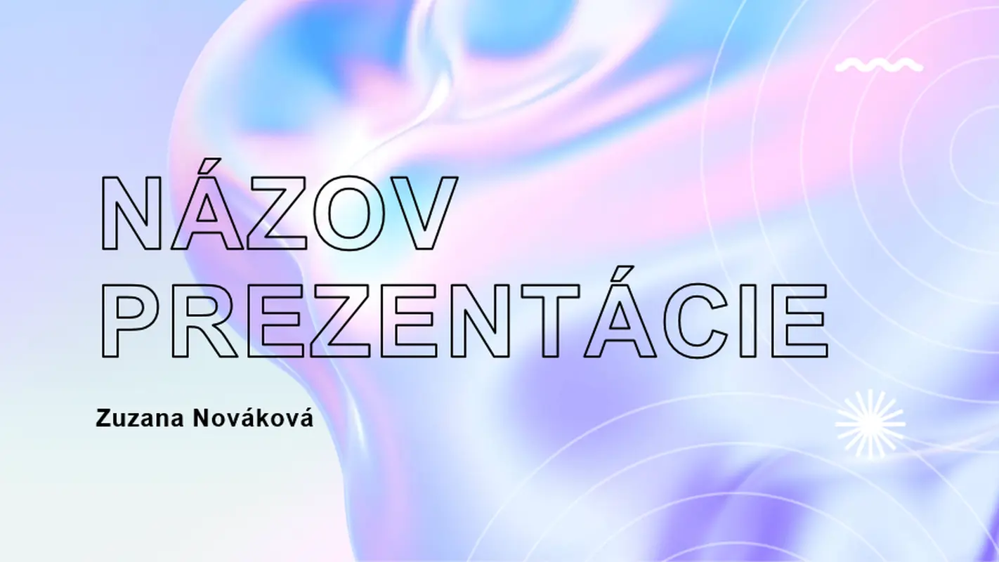 Návrh kvapôčok modern simple