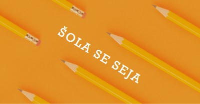 Svinčnik v aplikaciji orange modern-simple