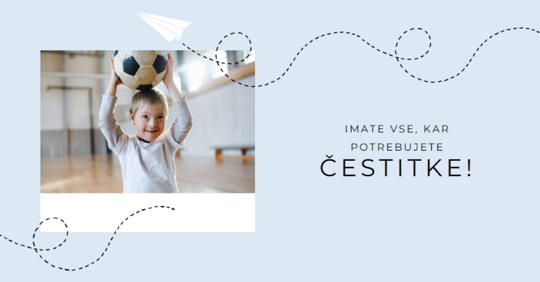 Pojdi na cilj blue whimsical-line
