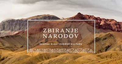 Praznovanje izvorne kulture brown modern-simple