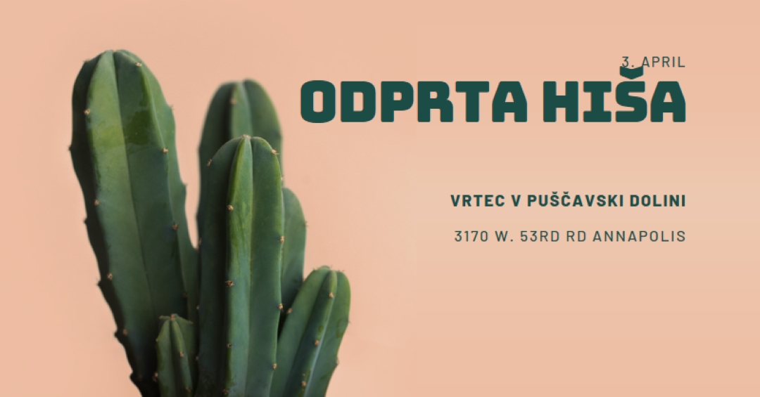 Odprta hiša 3. aprila pink modern-simple
