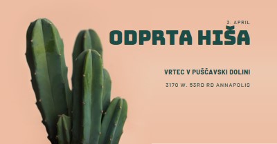 Odprta hiša 3. aprila pink modern-simple