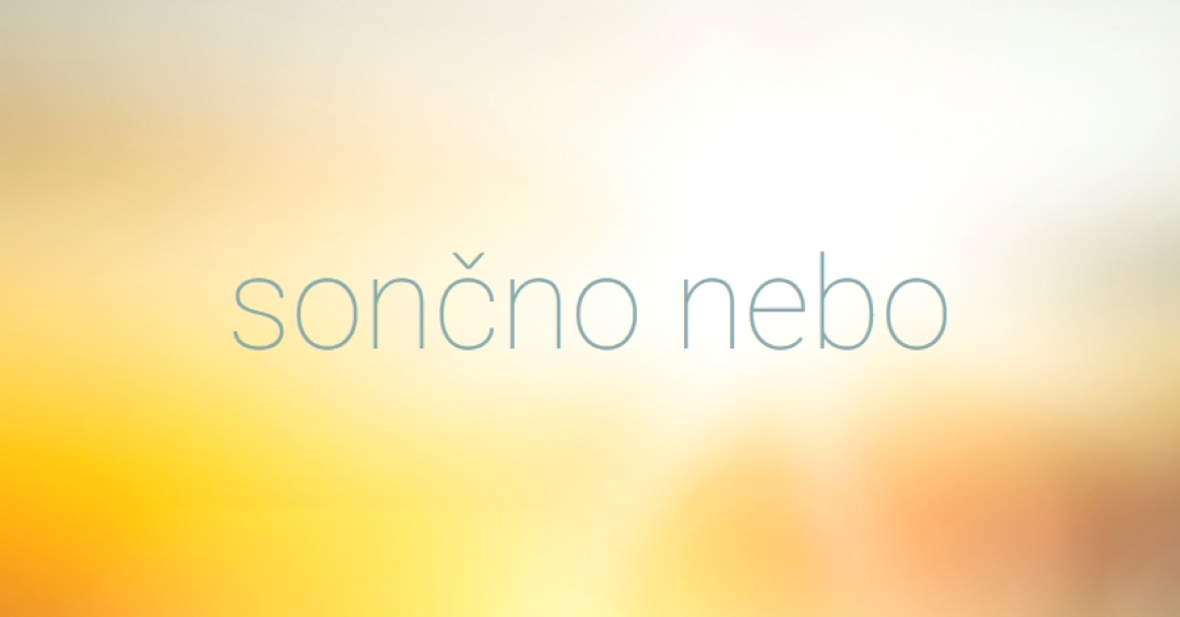Sončno nebo yellow modern-simple