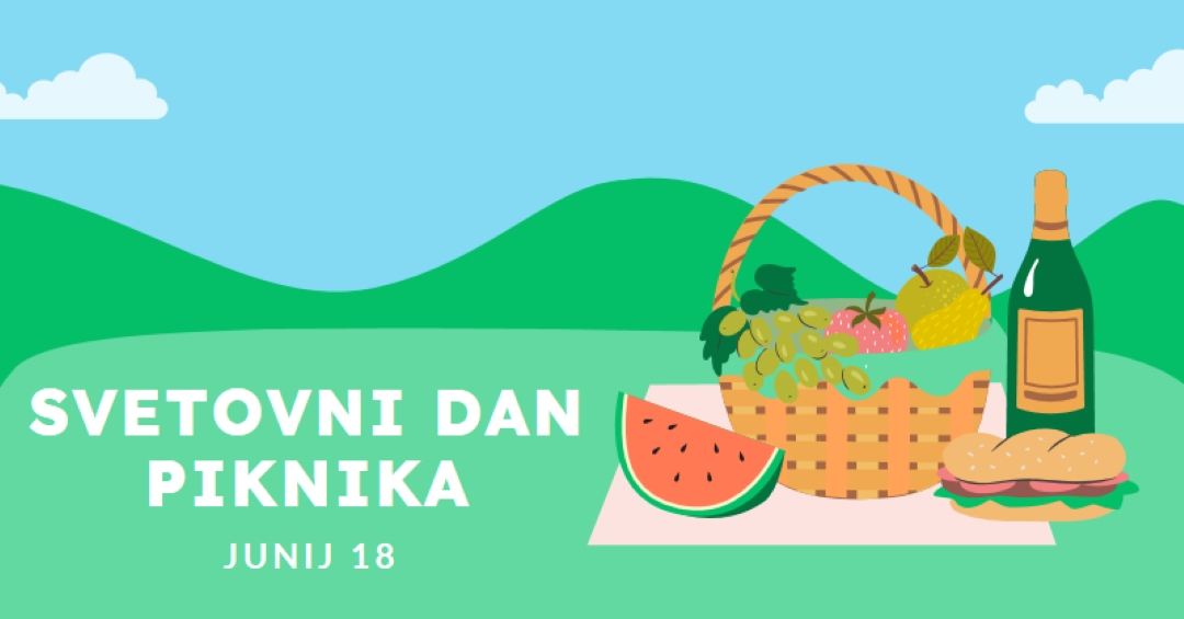 Življenje je piknik green whimsical-color-block
