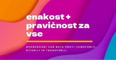 Honor International Day Against Homophobia purple modern-bold