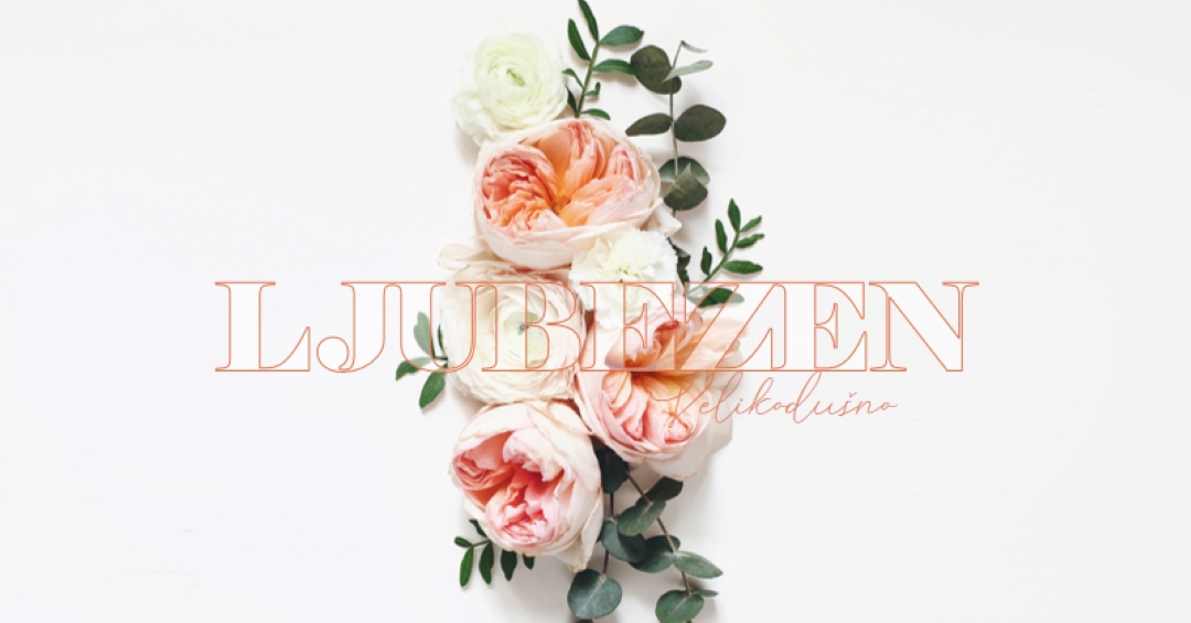Radodarna ljubezen white vintage-botanical