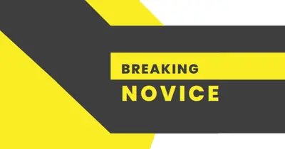 Bliskavica novic yellow modern-bold