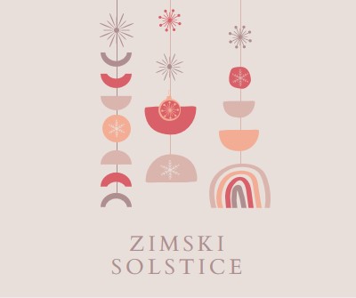 Čudovit zimski solstice gray organic-boho