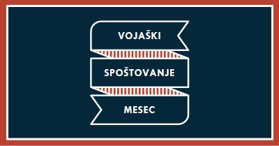 Praznovanje vojaško apreciacijo mesec blue modern-simple