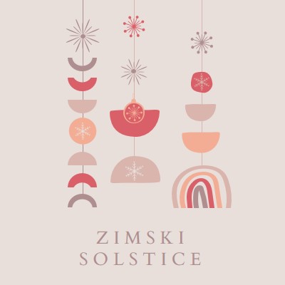 Čudovit zimski solstice gray organic-boho