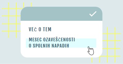 Preberite več o mesecu ozaveščenosti o spolnih napadih blue vintage-retro