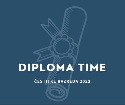 Vaša diploma blue modern-simple