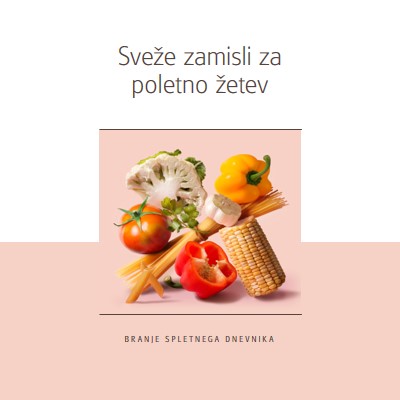 Poletna žetev pink modern-simple