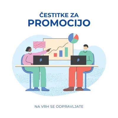Čestitamo za promocijo white whimsical-line