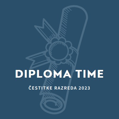 Vaša diploma blue modern-simple