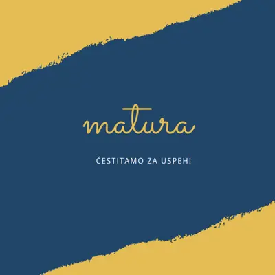 Navdušenje pri diplomi yellow modern-simple
