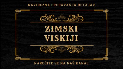 zimski viskiji black vintage-retro