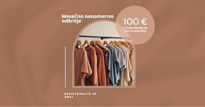 Glineni tekstil brown organic-simple