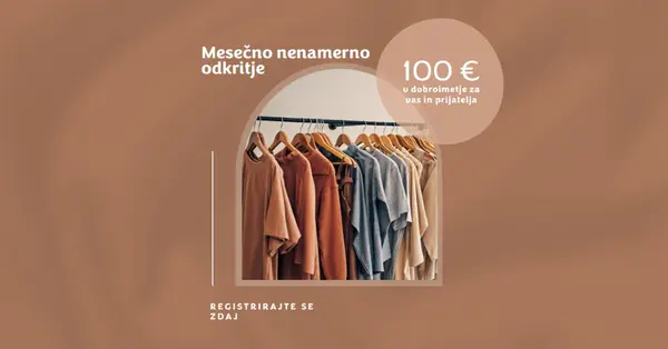 Glineni tekstil brown organic-simple
