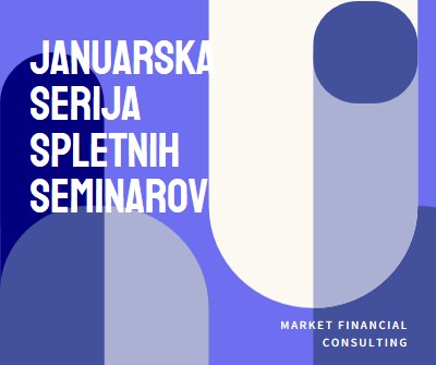 Januarska serija spletnih seminarov blue modern-bold