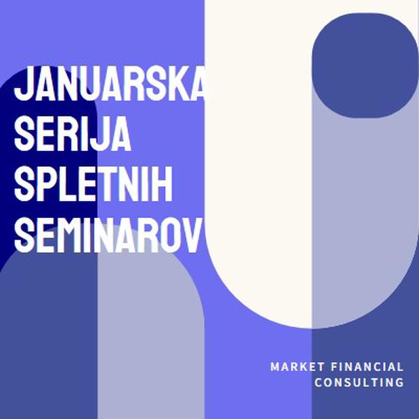 Januarska serija spletnih seminarov blue modern-bold