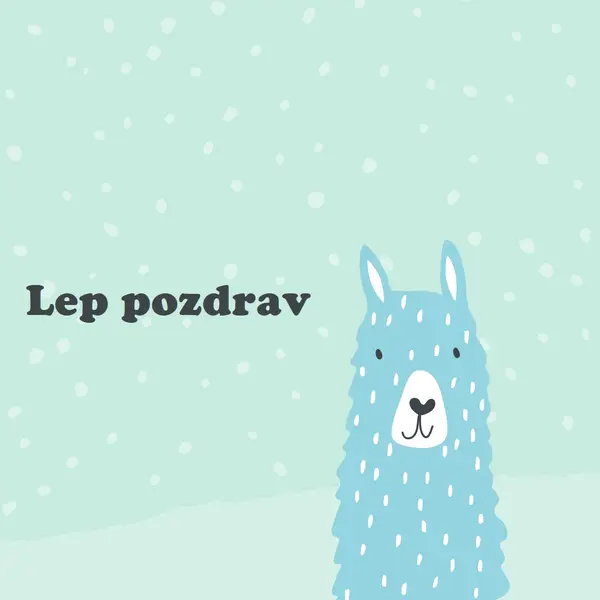 Lep pozdrav green whimsical-color-block
