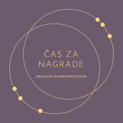 Čas je za nagrade purple modern-simple