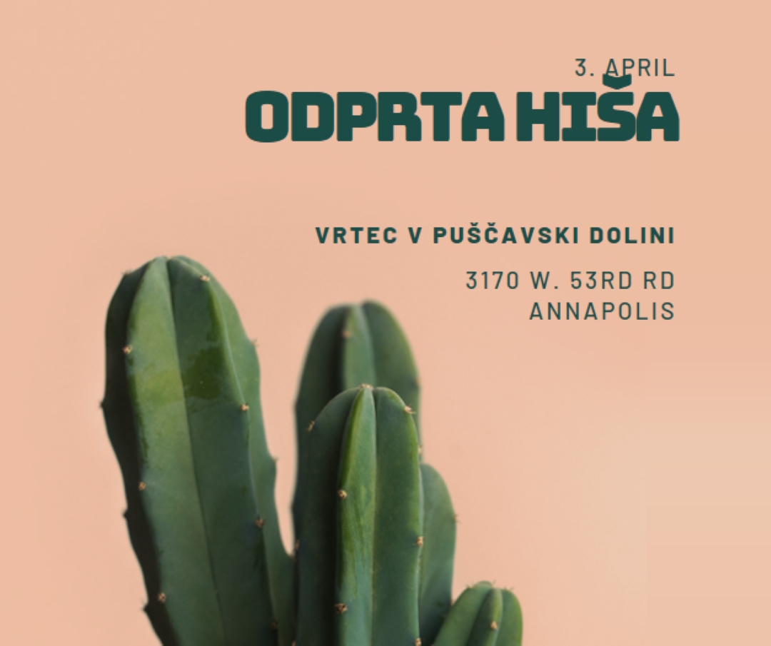 Odprta hiša 3. aprila pink modern-simple